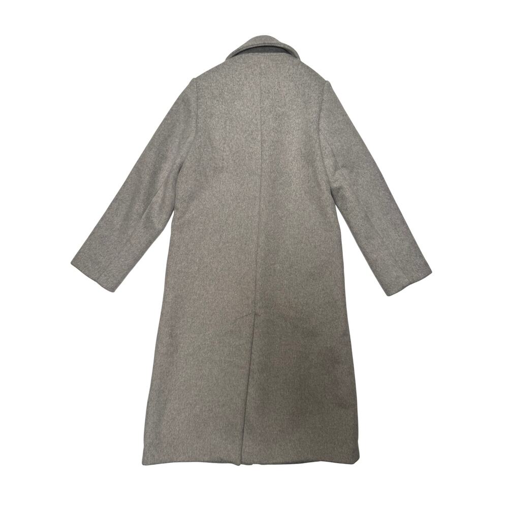 Abercrombie Wool Blend Tailored Coat Gray Women’s XXS Petite Luxury Old Money - Picture 5 of 16